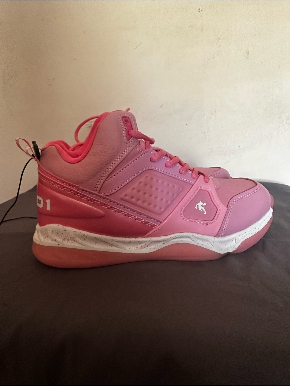 And1 Pink Kids High-Top Sneaker